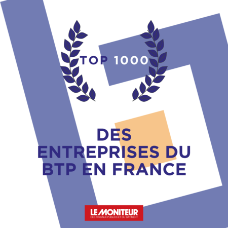 Photo de l'actualité Dans le top 1000 des entreprises de BTP en France