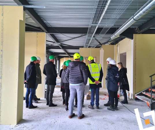 Photo de l'actualité Visite du chantier Giammatteo Réseaux