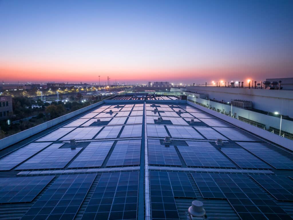 bâtiment industriel photovoltaïque