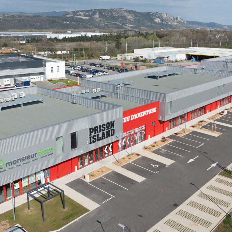 Construction de locaux d’activité par Bonhomme Bâtiment pour le site "A des Aures".