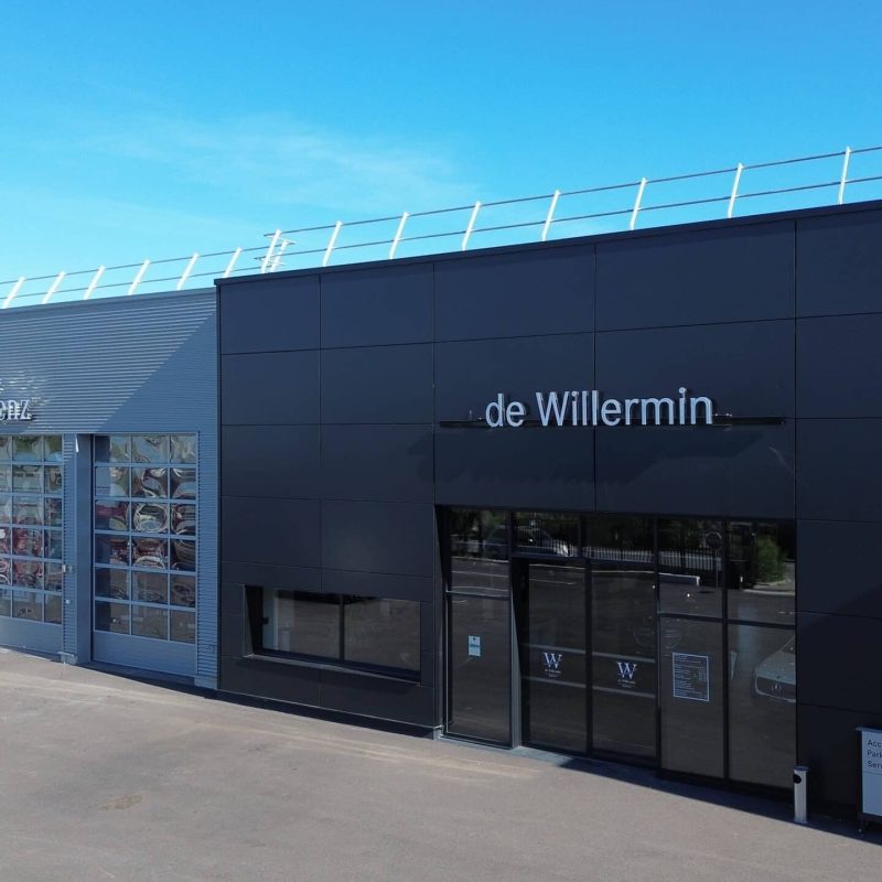 Bonhomme Bâtiment est intervenu en tant que contractant général pour la démolition et la reconstruction d’un bâtiment pour Mercedes Benz à Avignon (84).